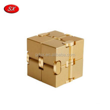Shuangxin Factory Aluminum Fidget Hand Shank Infinity Cube